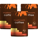 Margxo Mushroom Coffee, 6.35 oz, 30 Servings, 10-Mushrooms Extract Blend, Boost Your Energy, CONTAINS COCONUT MILK (3 Pack)