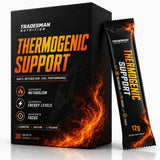 Tradesman Nutrition Shred, Orange Thermogenic Support Energy Drink Powder Packets, Energy & Focus Support Formula for Men & Women, 30 Sachets