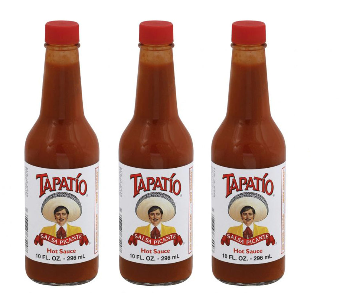 Tapatio Picante Hot Sauce Salsa, 10 oz (Pack of 3)
