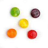 Assorted Fruit Hard Candy, 5 Pound Bulk Candy (Approx. 375 pcs.), Individually Wrapped Hard Candy, Fruit Discs Candy, The Hampton Popcorn & Candy