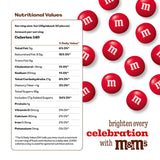 M&M’S Milk Chocolate Red Candy - 2lbs of Bulk Candy in Resealable Pack for Candy Buffet, Birthday Parties, Theme Meetings, Candy Bar, Sweet Stuff