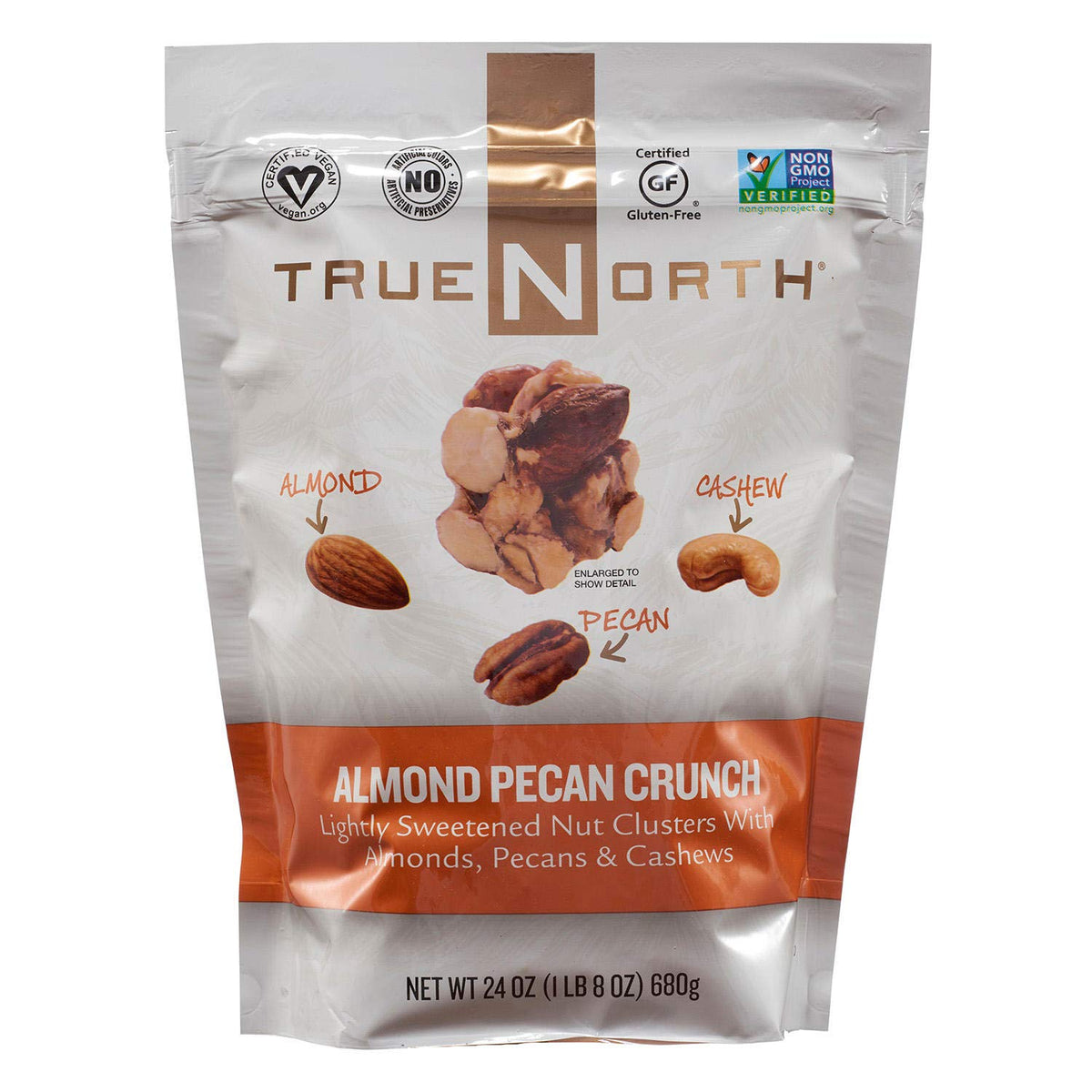 True North Almond Pecan Cashew Clusters (24 Ounce) (2 Pack)