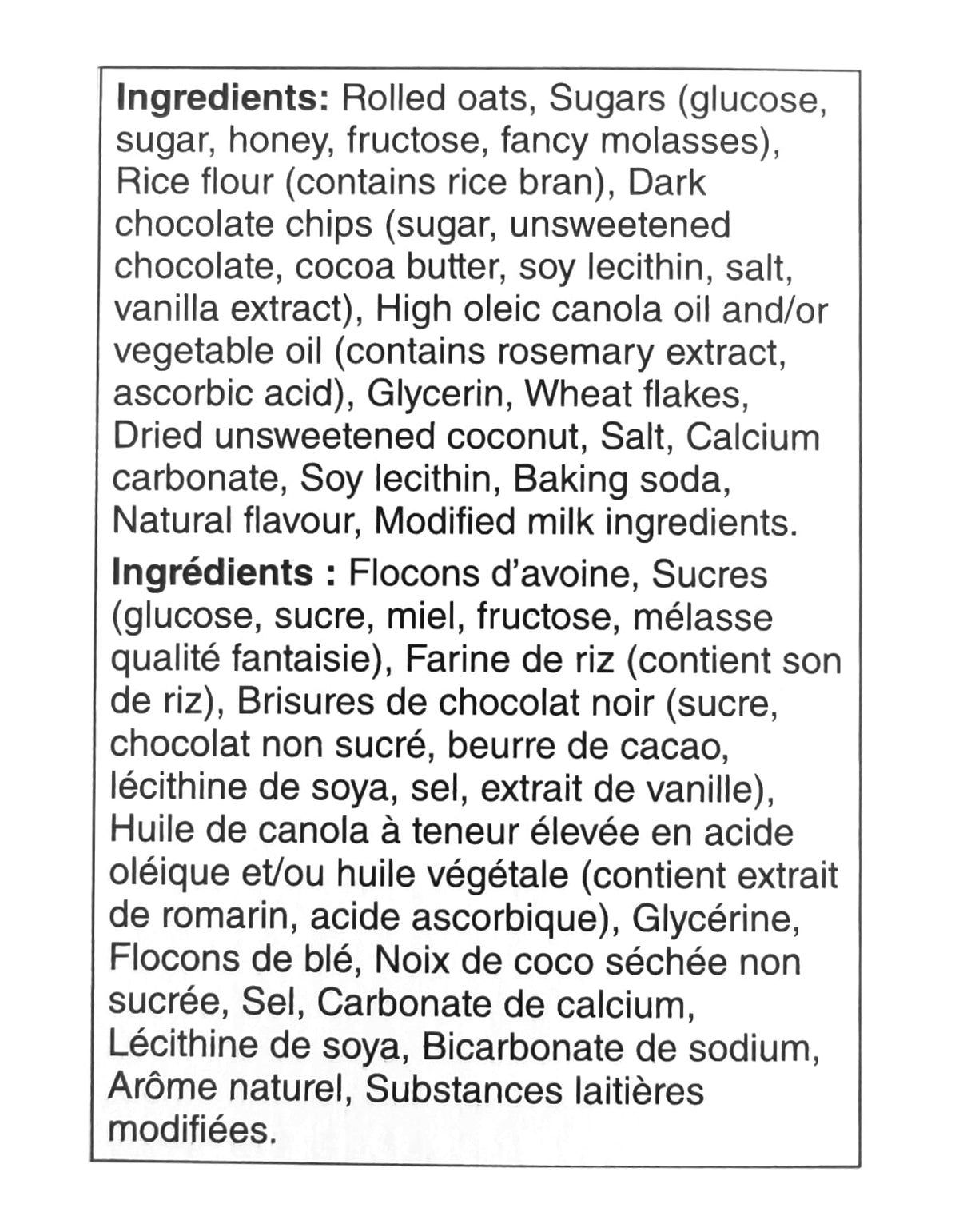 Loblaws Inc. President's Choice Rich & Chewy Chocolate Chip Granola Bars, 24 count, 576g/20 oz. Box (Imported from Canada)