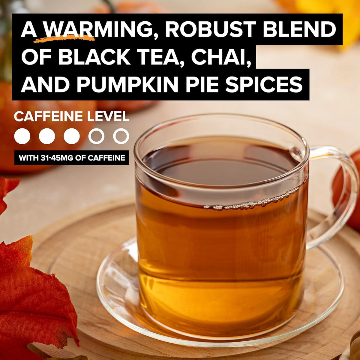 Tazo Chai Tea Pumpkin Spice 60 Bags (3 Pack)