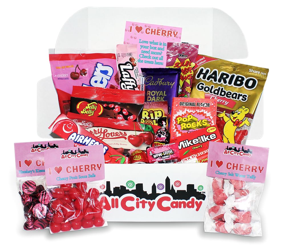 All City Candy's- I Heart Cherry Candy Assortment Gift Box