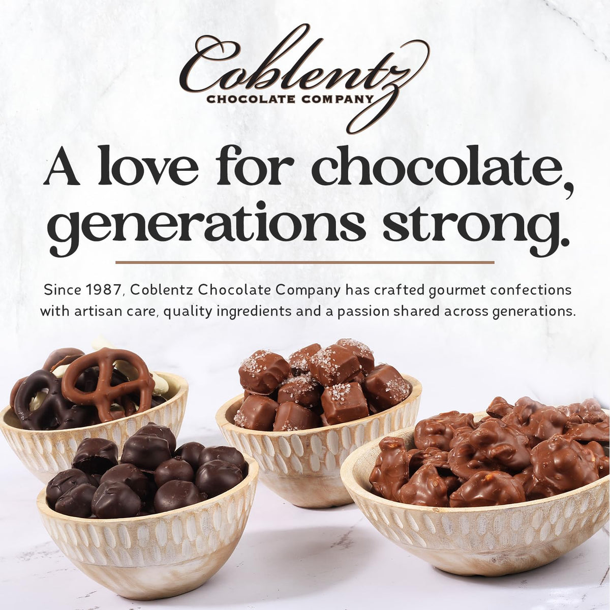 Coblentz Chocolate Gummy Peach Rings Candy, 7 Oz