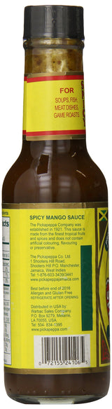 Pickapeppa Spicy Mango Sauce, 5 Ounce (Pack of 6)