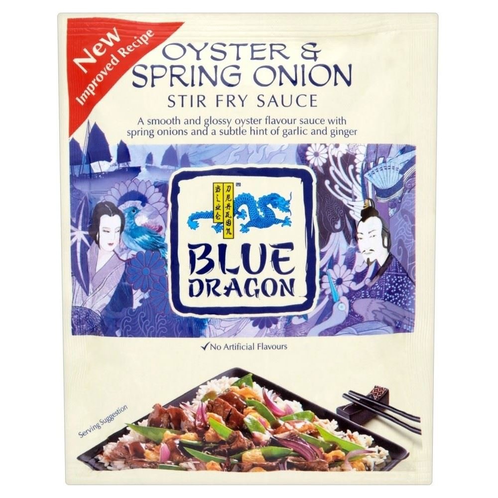 Blue Dragon Stir Fry Sauce - Oyster & Spring Onion (120g) - Pack of 6