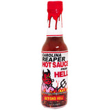 Carolina Reaper Hot Sauce From Hell - 5 Ounce - Gourmet Carolina Reaper Hot Sauce for Chicken Wings - Perfect for the Fan of Extra Hot Hot Sauces