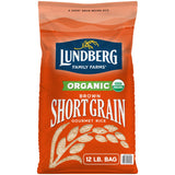 Lundberg Organic Short Grain Brown Rice, Bulk Bag, Sticky Rice, 12 Lb
