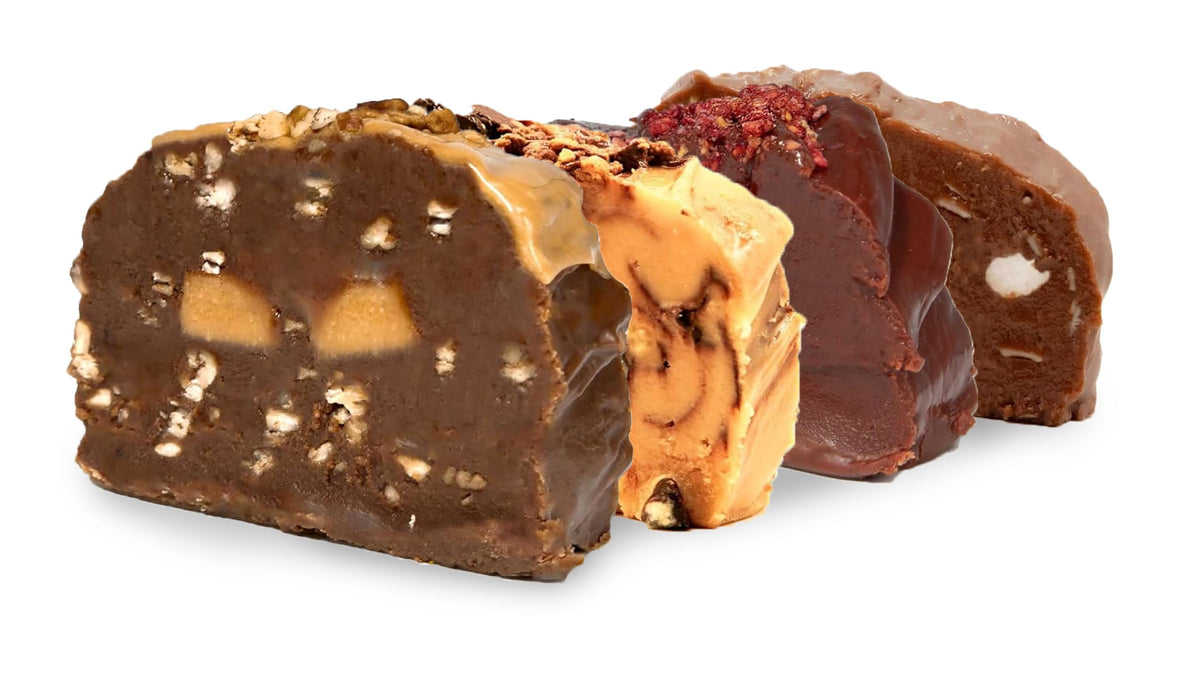 Frankenmuth Fudge Kitchen, Gluten Free Box, 2 Pounds of Handcrafted Fudge