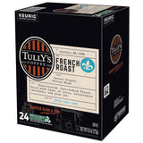 Tully's Coffee French Roast Coffee K-Cups, Box Of 24