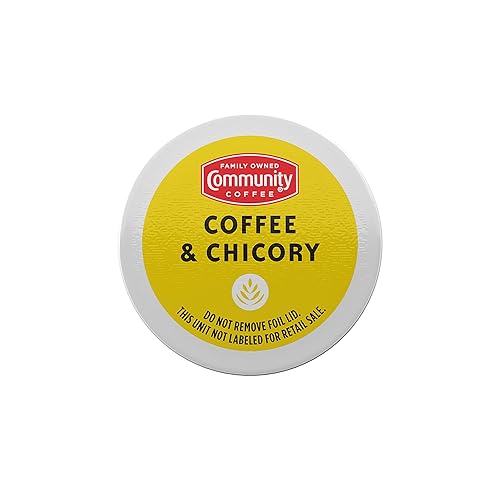 Community Coffee & Chicory 18 Count Coffee Pods, Medium Roast, Compatible with Keurig K-Cup Brewers