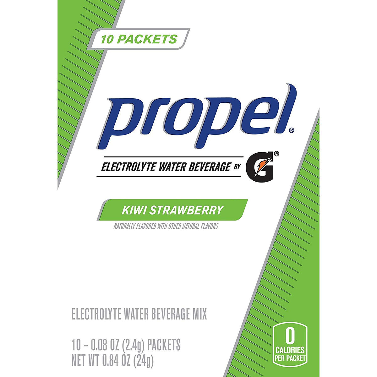 Propel Powder Packets Kiwi Strawberry With Electrolytes, 10 Count (Pack of 5)