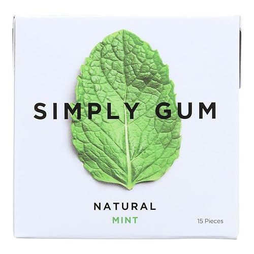 Simplygum Gum Mint Natural 15 Pc