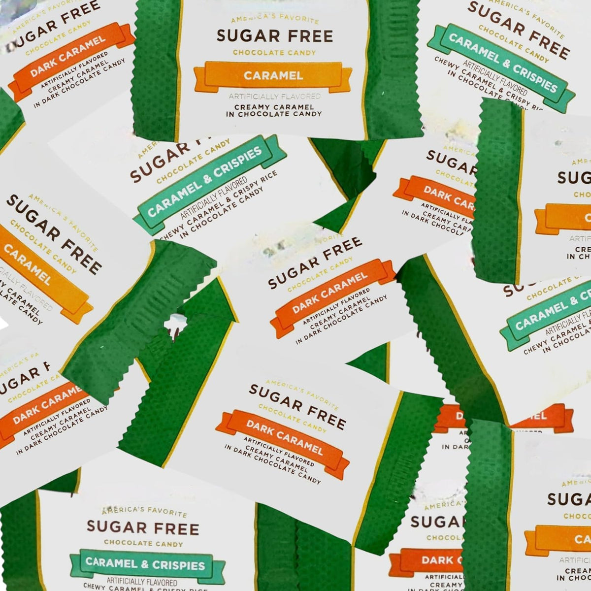 Gourmet Sugar Free Chocolate Caramel Assortment-1 lb Deliciously Crafted for a Guilt-Free Indulgence Made with Stevia Extract-Perfect
