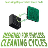 Chubbs Scrubb Magnetic Glass Cleaner Kit - Mini Magnet Scrubber for Hard-to-Reach Stains on Glass, Ceramic & Metal