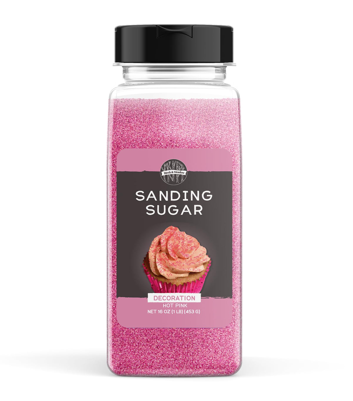 Birch & Meadow 1 lb Pink Sanding Sugar