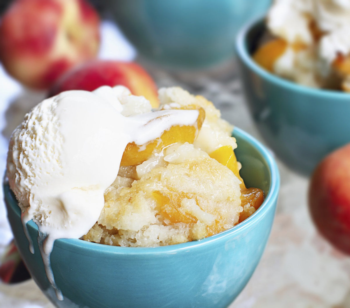 Peach Cobbler Mix, 9oz Cloth Gift Bag