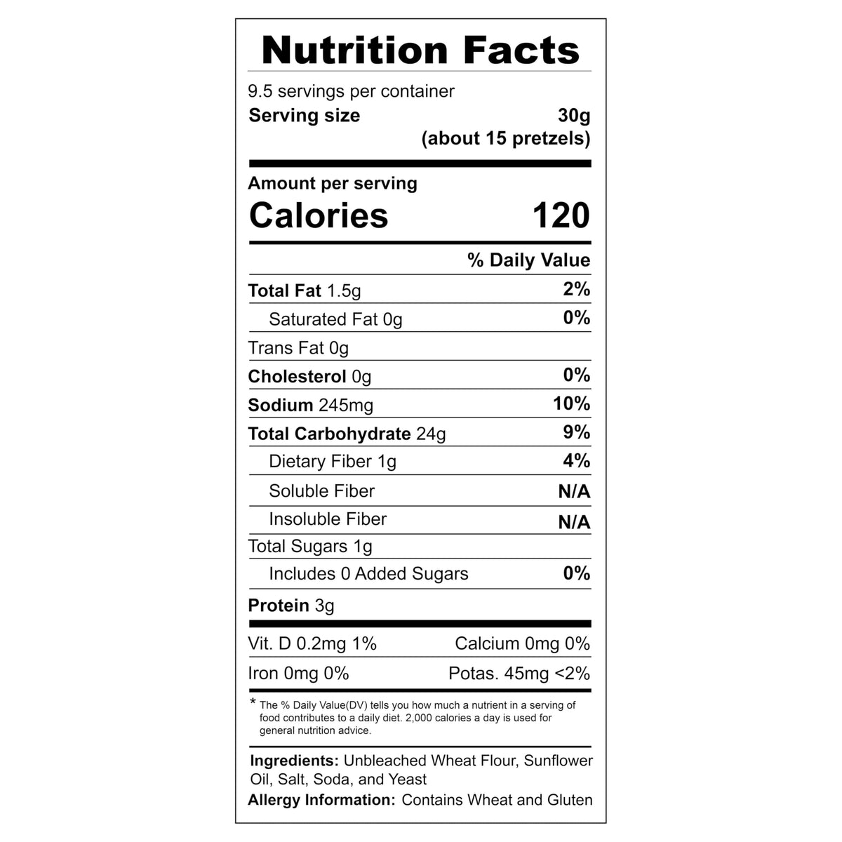 Unique Snacks Extra Dark Splits Pretzels, Original Split-Open Pretzels, Delicious Homestyle Baked Snack Bag, Vegan, OU Kosher, and Non-GMO Food, No