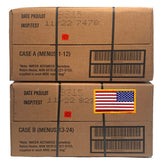 Ammo Can Man MRE/Flag Pack, A/B Combo, Menu 1-24
