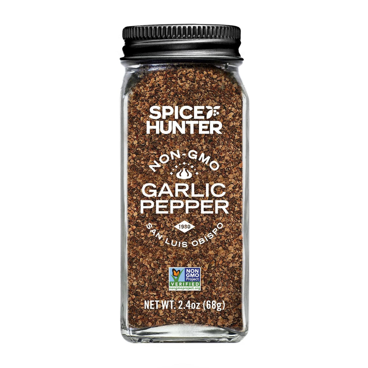 The Spice Hunter Pepper, Garlic Blend, 2.4-Ounce Jar
