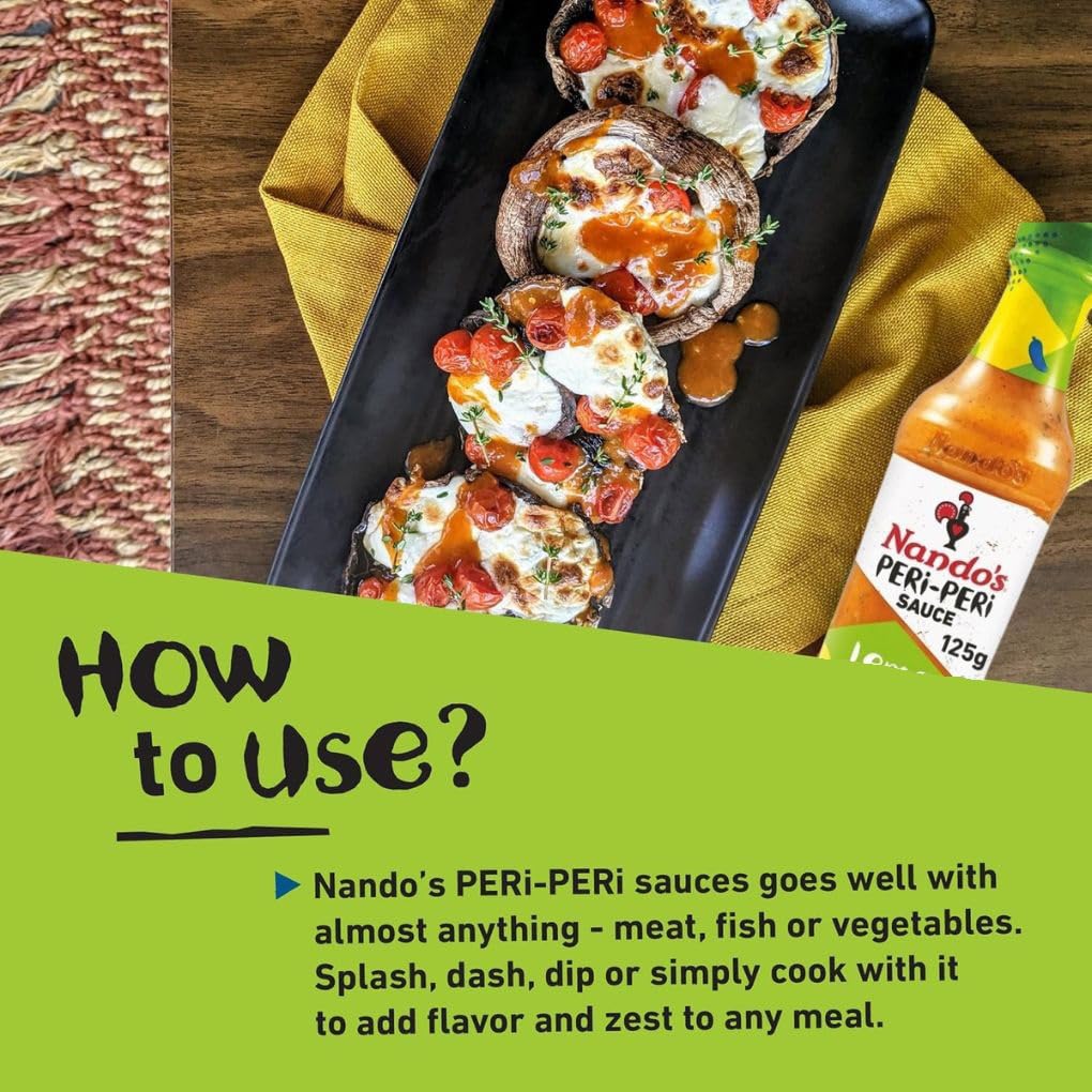 Nando's Lemon & Herb Peri-Peri Sauce 125g - Pack of 6