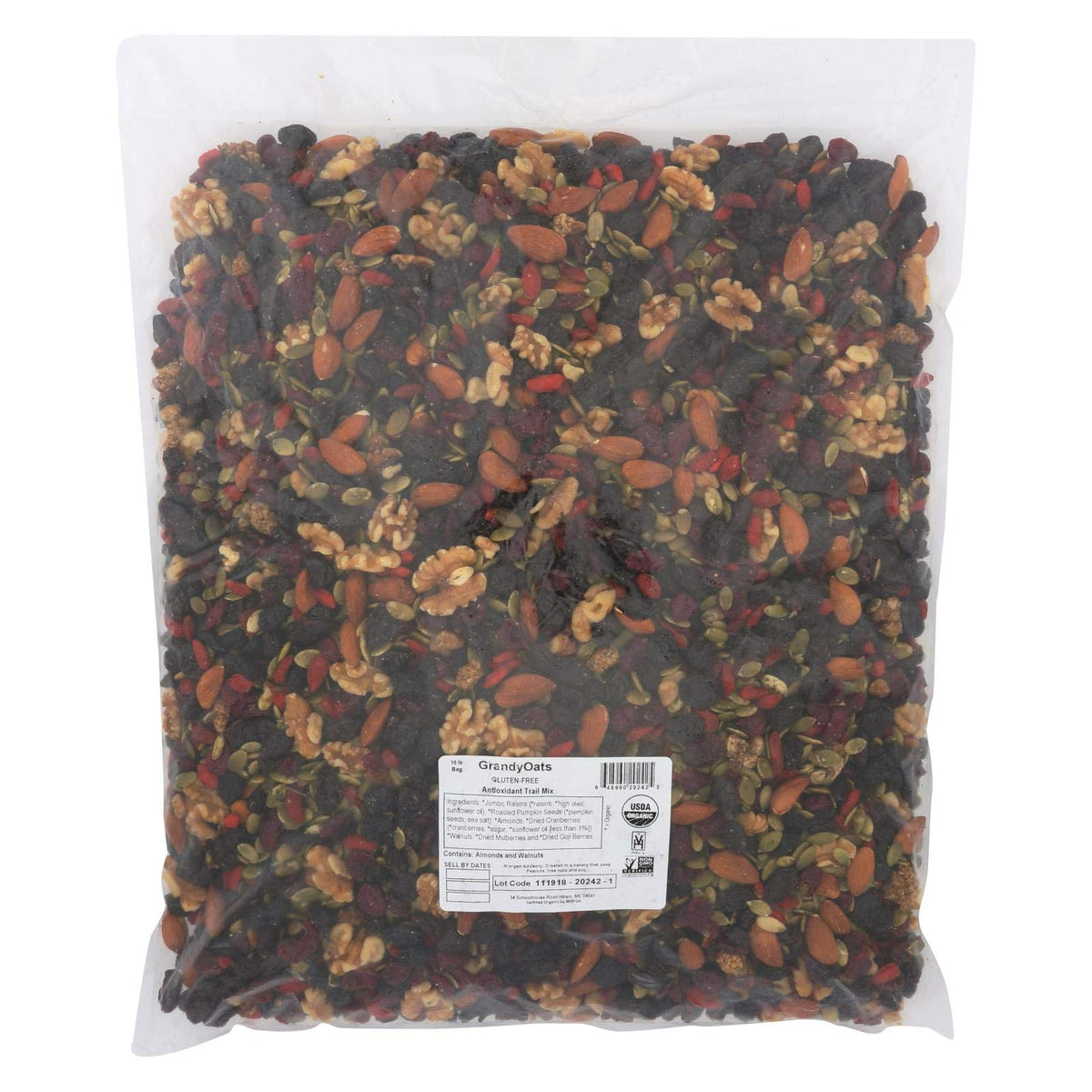 Trail Mix, Organic, High Antiox, 12.5 #