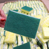 Sponge Individually Wrapped?Kitchen Dishwashing Sponge Scouring Pad Dishcloth Suitable for Travel Apartments Set of 24 PCS