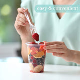 Plasticpro Clear Plastic Forks Disposable Cutlery Utensils 300 Count