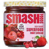 Smash Foods Very Berry Superfood Fruit Spread, No Sugar Added, 8 oz