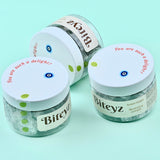 Biteyz Minty Turkish Delight, Vegan Candy Gift - Assorted Gourmet Snacks with Mint Flavor, 6 Servings of Luxury Handmade Vegan Treats