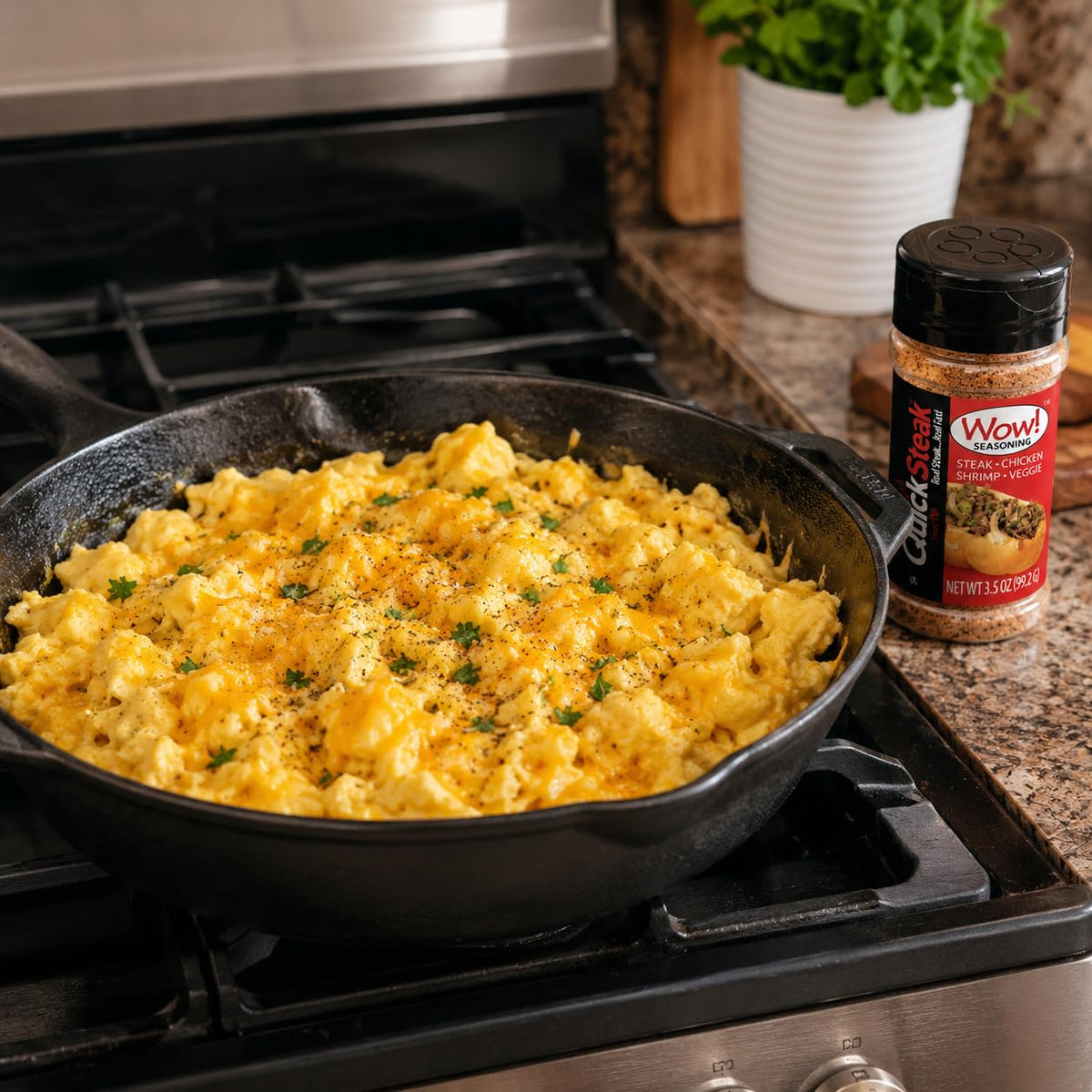 Gary's QuickSteak Wow! Seasoning, 3.5 oz Bottle, 24 Pack
