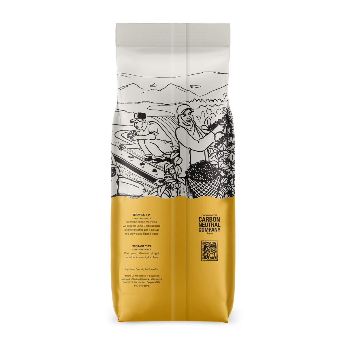 Portland Coffee Roasters, Goose Hollow, Whole Bean, Medium Roast, 32 oz