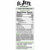 EL JEFE Energy Drink, Zuma Watermelon, Zero Sugar, 16 fl oz Cans, 12-Pack