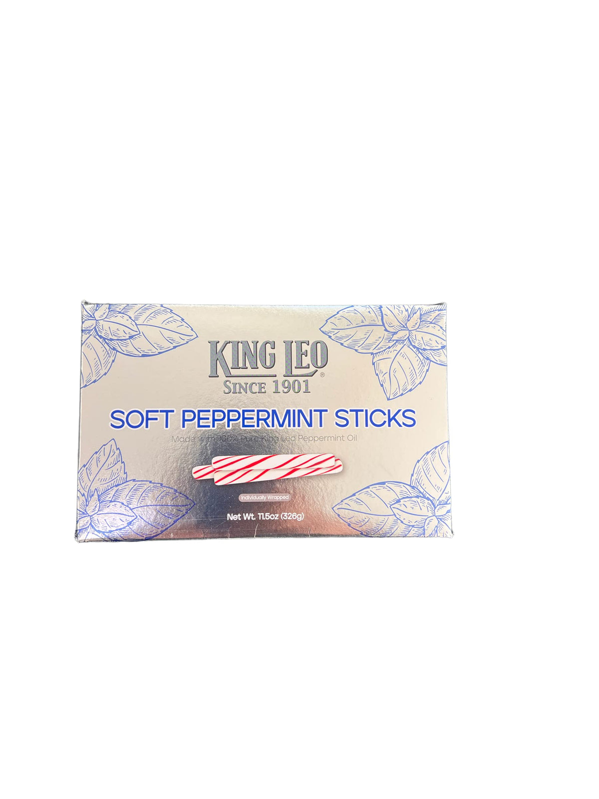 King Leo Soft Peppermint Sticks (11.5 oz Box)