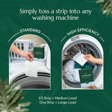 earthwash Laundry Sheets, Ocean Breeze (32 Loads), The Perfect Hypoallergenic Plastic Free Detergent Strips, Ideal for TravelHome. Biodegradable-Easy