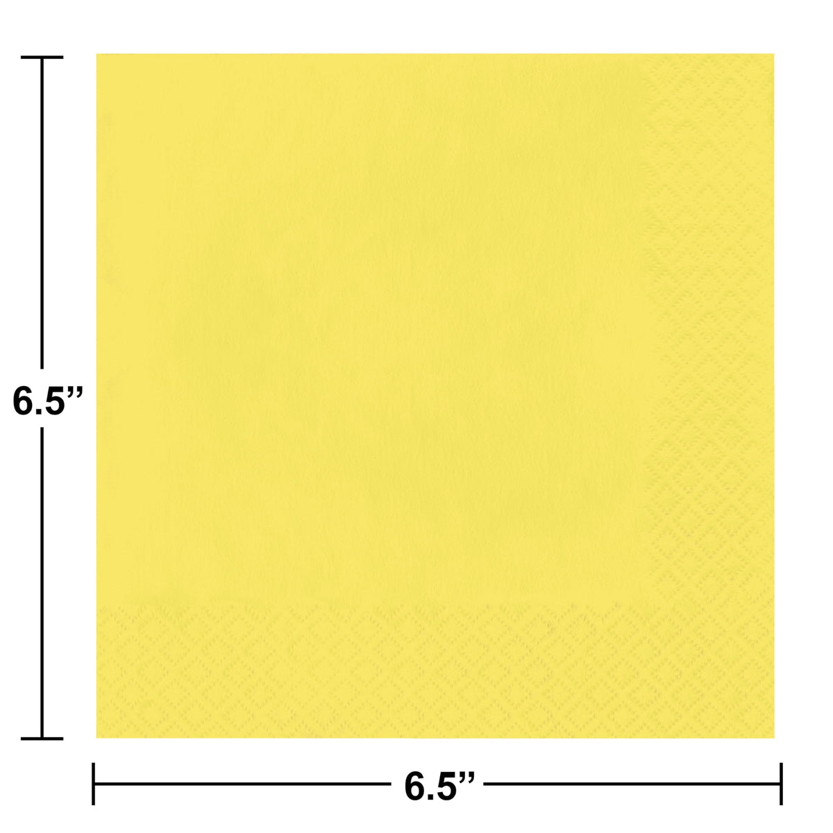 Creative Converting Party Decorations 2-Ply Luncheon Napkins, Party Supplies, One Size, Mimosa, 50ct