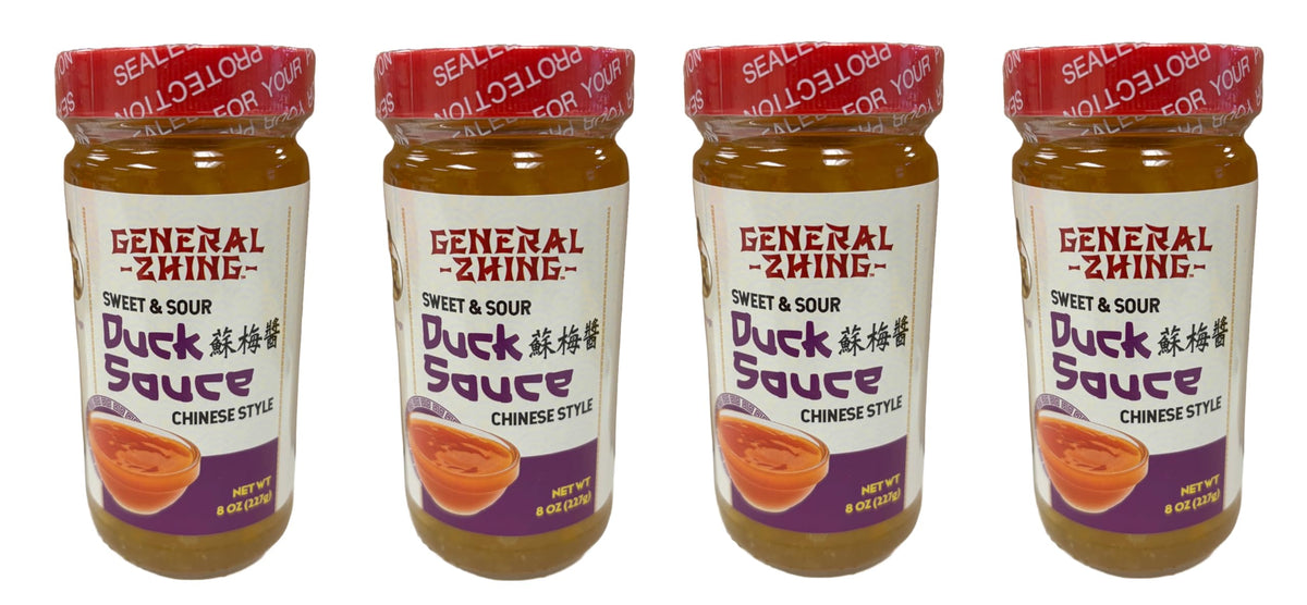General Zhing Chinese Sweet & Sour Sauce - 8 Ounce Jar of Authentic Chinese Duck Sauce (4)