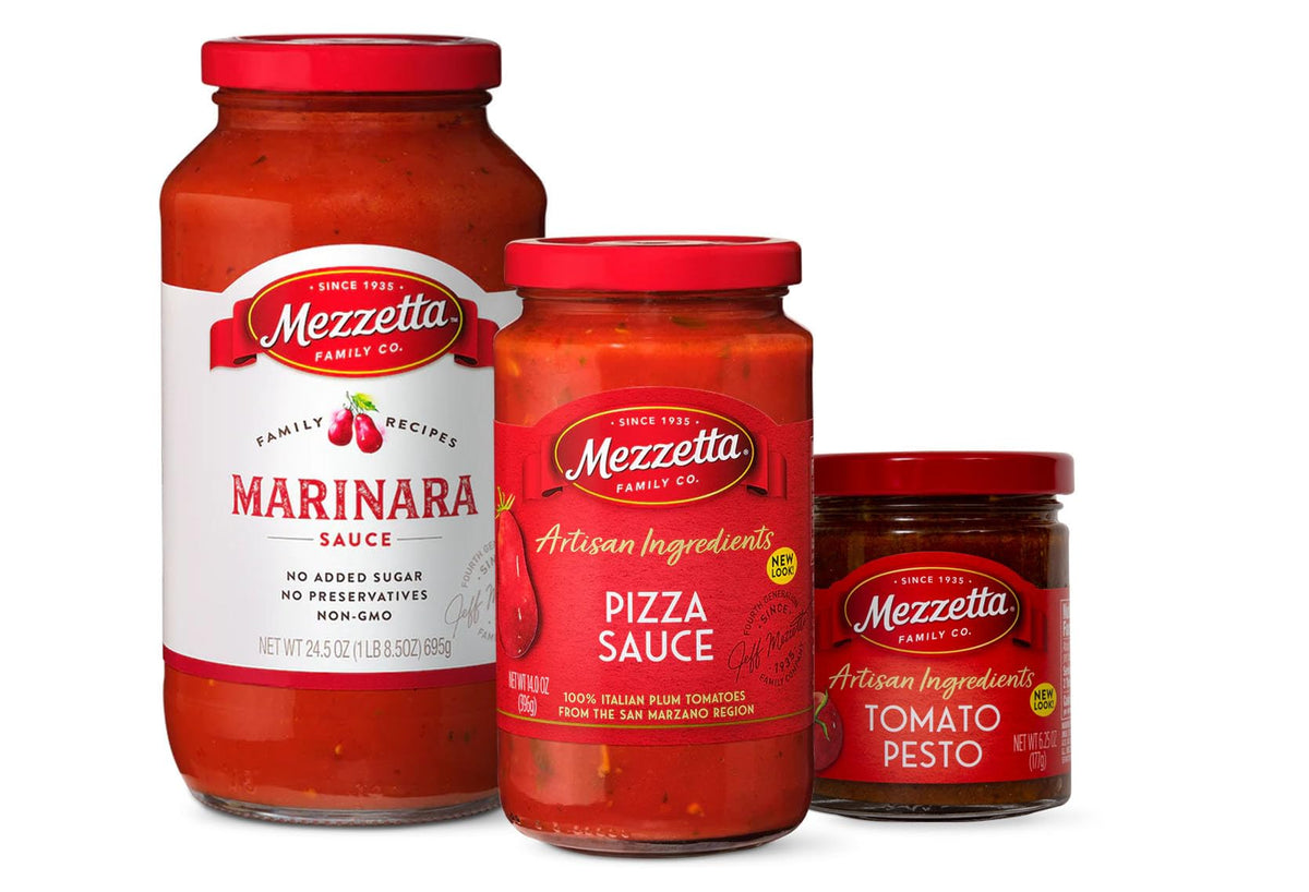 Mezzetta Marinara, Tomato Pesto & Pizza Sauce Combo Pack (Pack of 3)