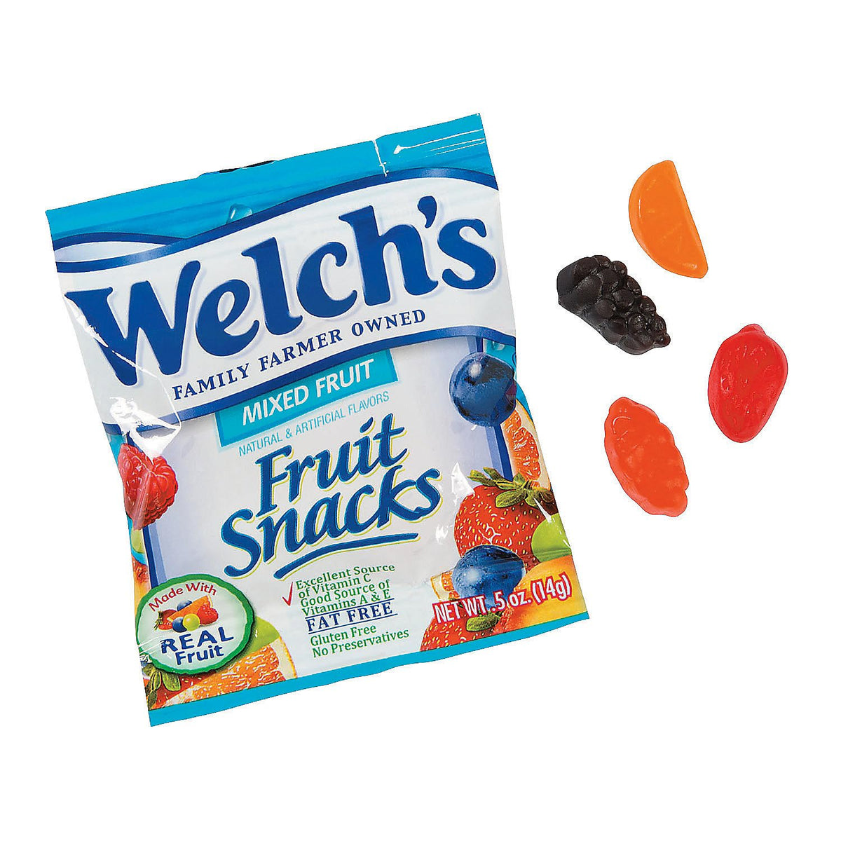 Welch's Fruit Snacks Mixed Fruit, 250 Count