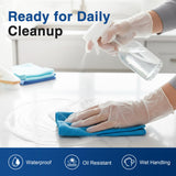 Schneider Clear Vinyl Exam Gloves, 4-mil, XL 1000-ct Case, Latex-Free, Disposable Gloves, Medical Gloves, Cleaning Gloves, Food Prep Gloves, Food Safe