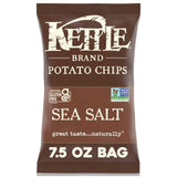 Kettle Brand Sea Salt Kettle Potato Chips, Gluten-Free, Non-GMO, 7.5 oz Bag