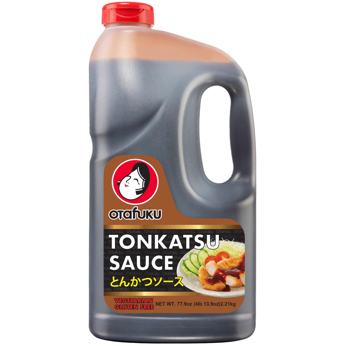 Otafuku Tonkatsu Sauce for Japanese Pork Cutlets, Restaurant Bulk Size 77.9 Oz (1/2 Gallon)