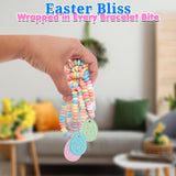 Fun Express Easter Egg Candy Bracelets (set of 12 Individually packaged) Easter Egg Filler and Basket Candy
