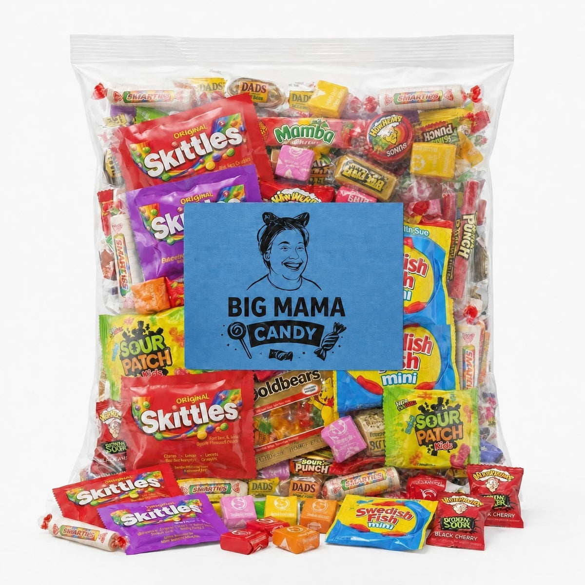 Big Mama Candy Bulk Variety Pack Individually Wrapped Assorted 3 lb