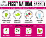 Pussy Natural Energy Drink 12 Pack