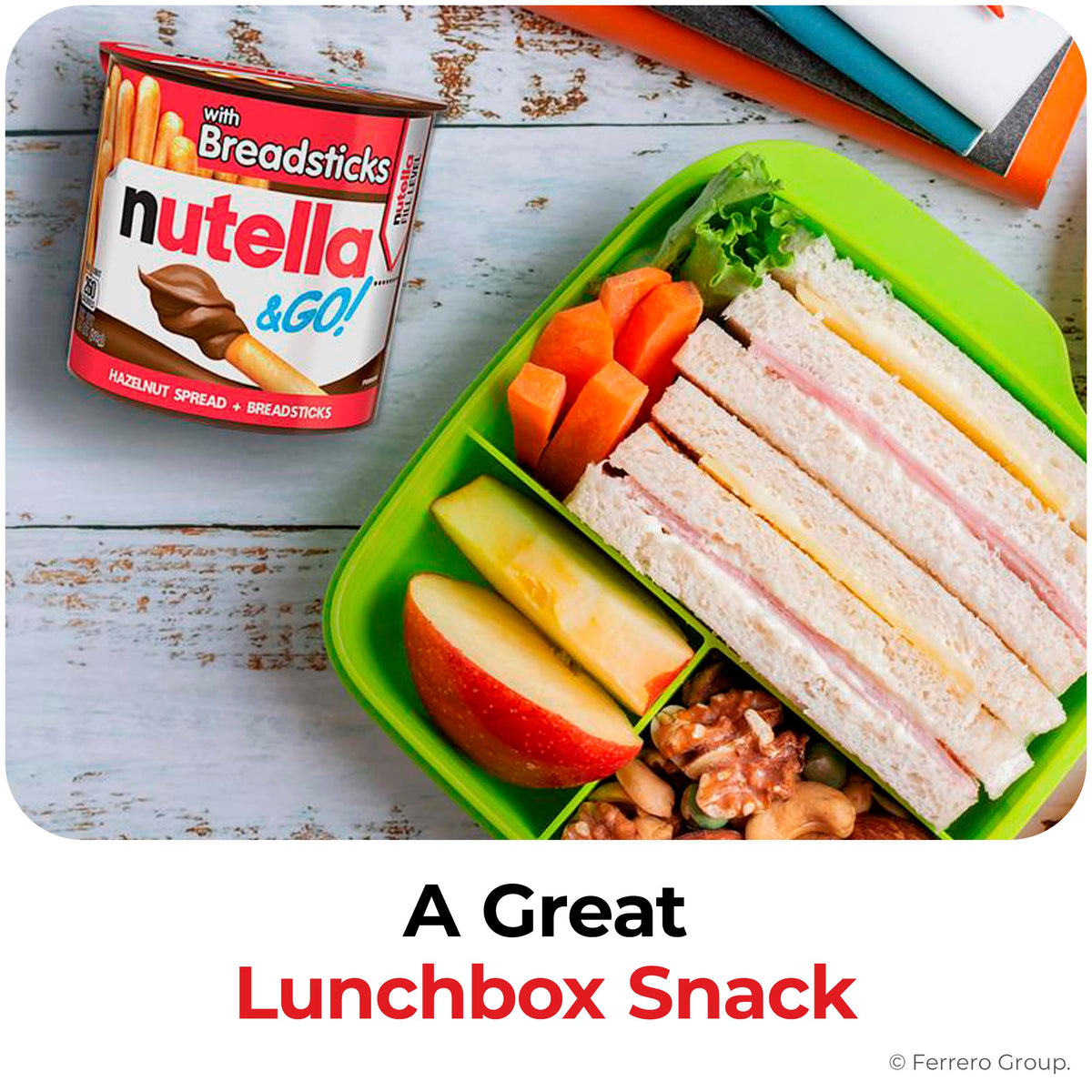 Nutella & Go Hazelnut Spread and Breadsticks, 7.3 oz