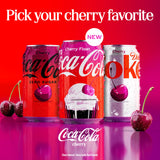 Coca-Cola Cherry Soda Soft Drink, 16.9 fl oz, 6 Pack