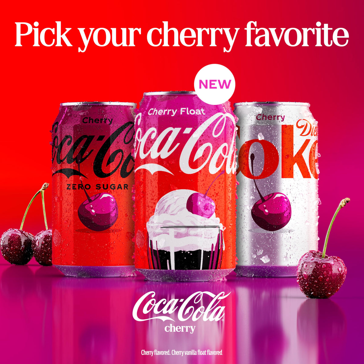 Diet Coke Cherry Soda Soft Drink, 12 fl oz, 12 Pack